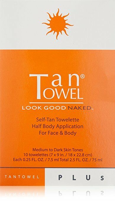 10 Tantowel Plus Half Body $28 Retail New/fresh! Dark Tanning Formula Tan Towels