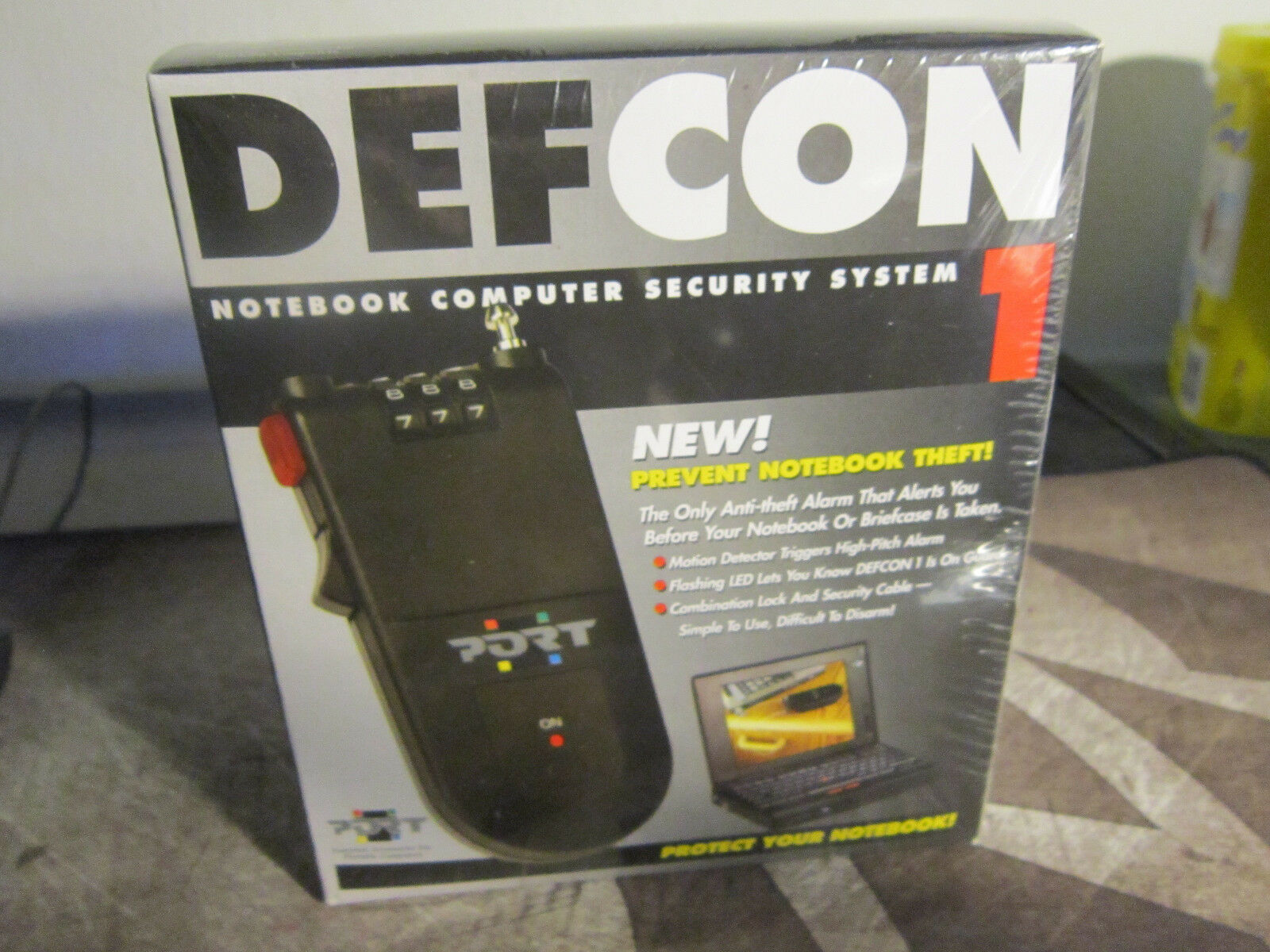 Defcon 1 Notebook Computer Security System Brand New Sealed