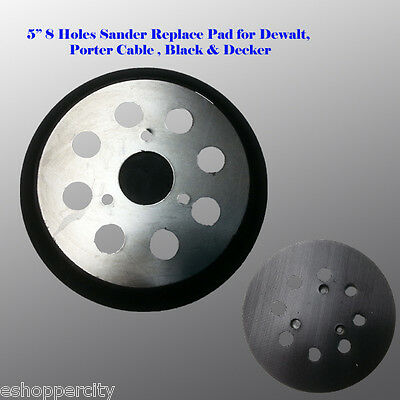 5" 8 Hole Sander Pad For Dewalt D26453k D26451k Porter Cable 382 151281 Dw423